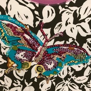 Oilily Butterfly Long Sleeve Top